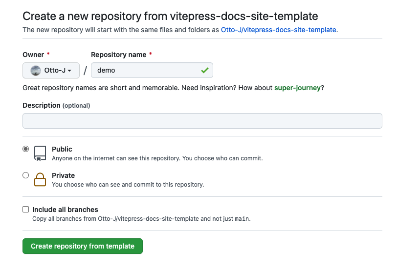 create repo